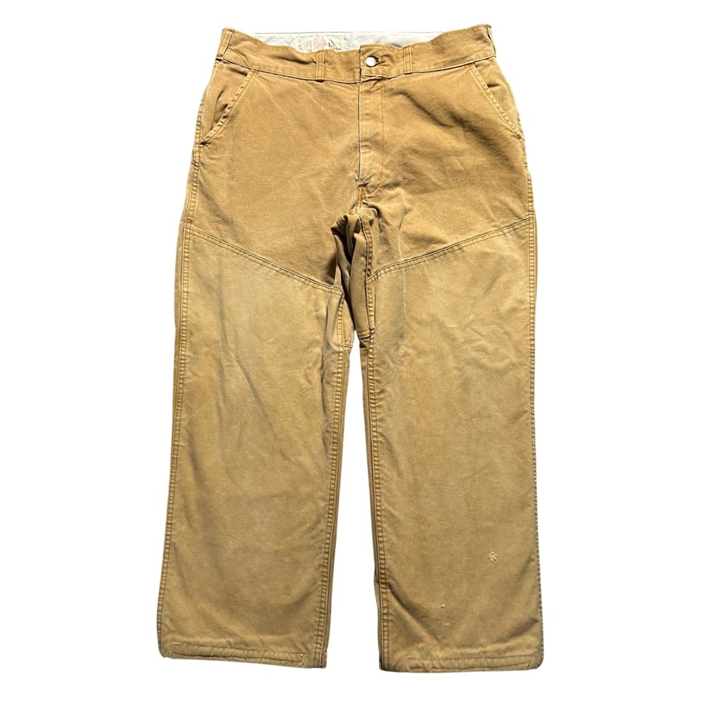 VTG 70s RedHead Work Pants Men 38 (Fits 34x26) Duck Canvas USA Made